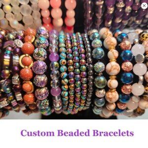 Handmade Custom Stretch Bracelets -